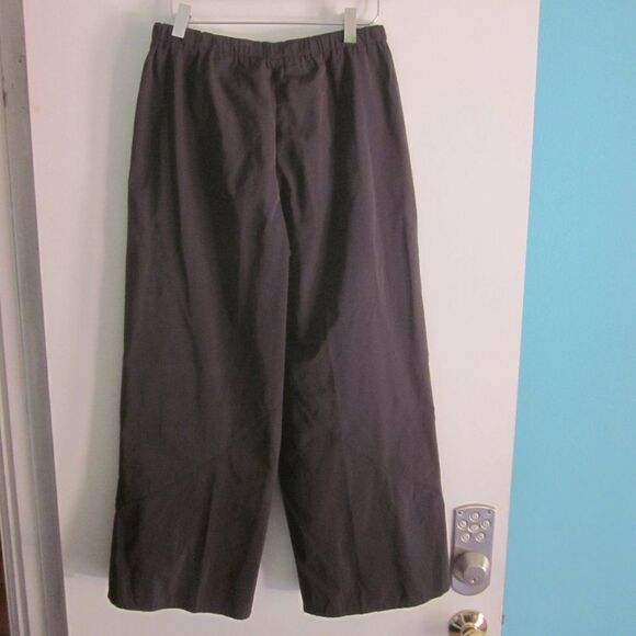 Babette SF Vintage Gray Nylon Wide Leg Crop Pants XS fits up to M 30" Waist - Picture 13 of 14